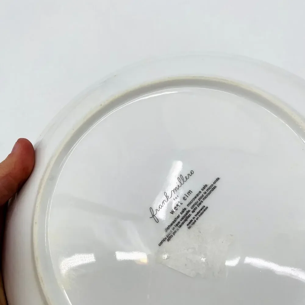 Frank Millero for West Elm Dog line Drawing Plates (2)